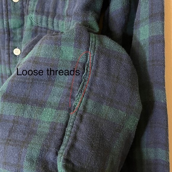 Gitman Bros Vintage Button Down Long Sleeve Shirt - Men's Size M - Blue Green - Picture 3 of 11